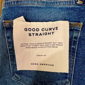 NWT, Good American , Good Curve Straight